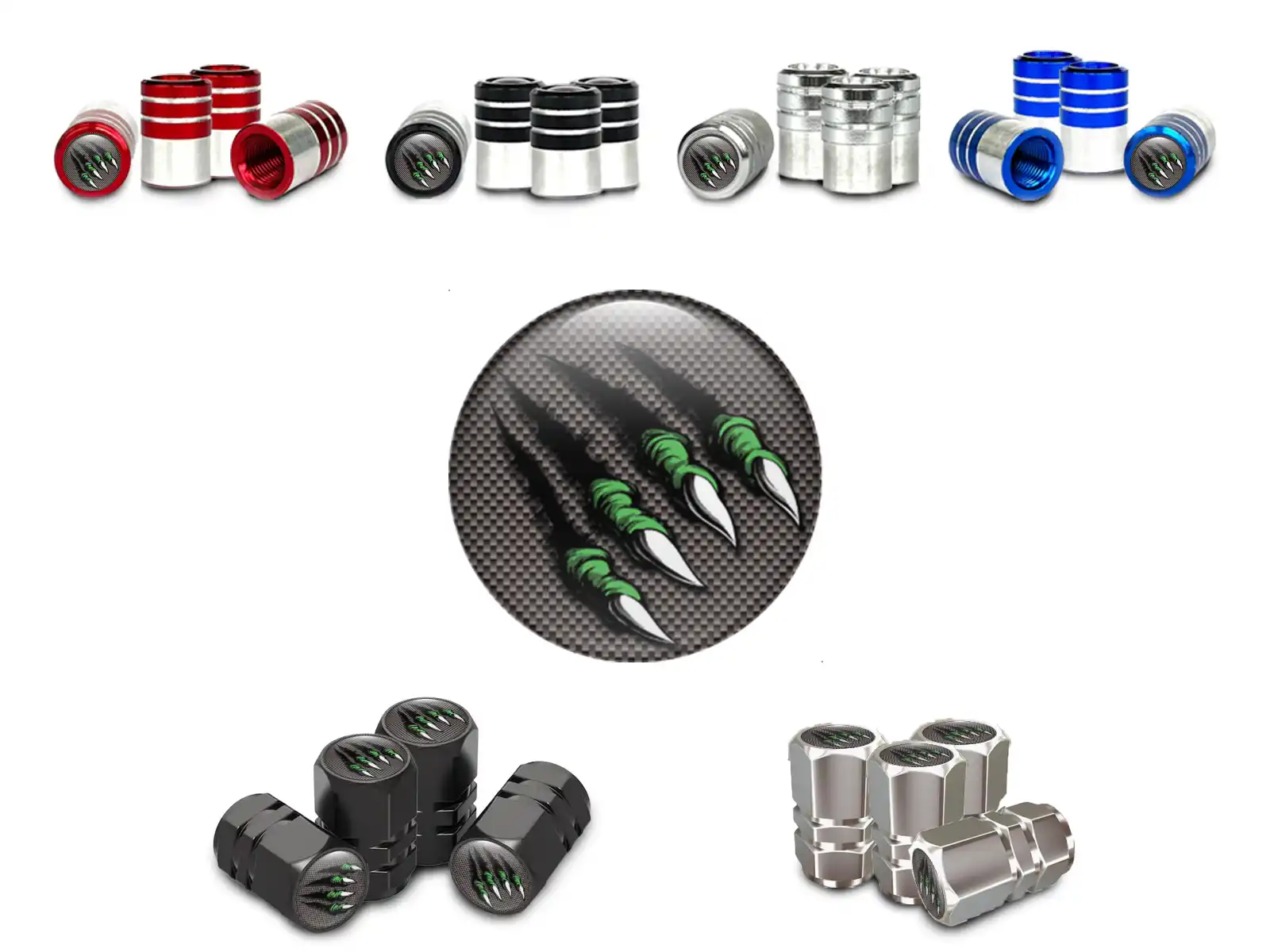 Tire Valve Stem Caps for Truck Play Look Pro